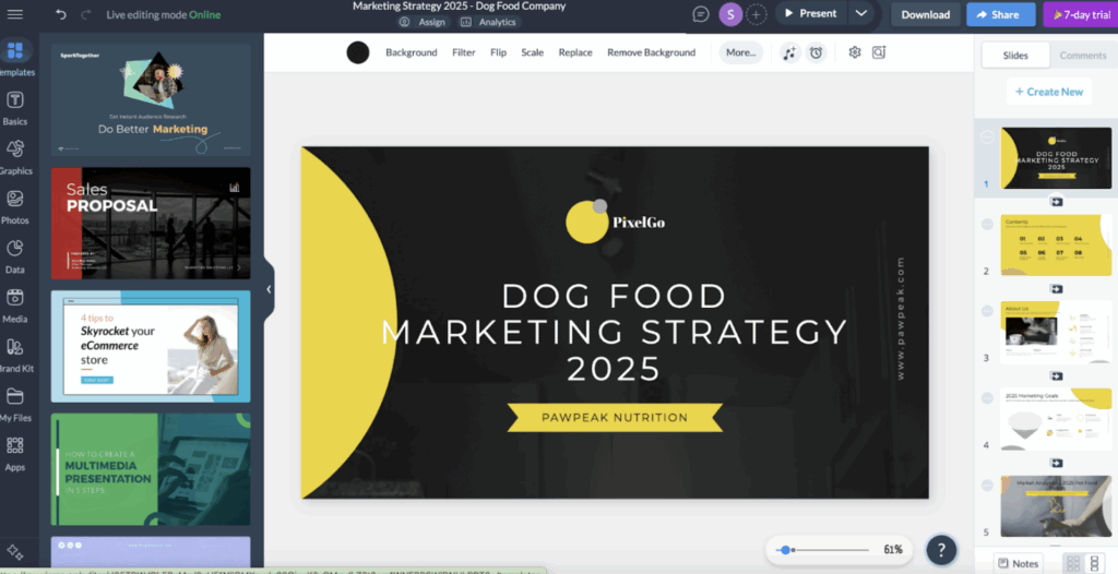 Prezi for Dynamic Storytelling - Visual representation and detailed illustration